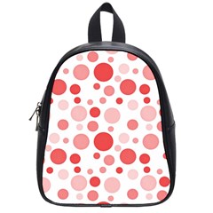 Polka Dots School Bags (small)  by Valentinaart