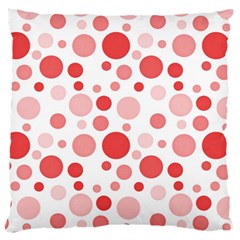 Polka Dots Standard Flano Cushion Case (two Sides) by Valentinaart