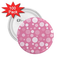 Polka Dots 2 25  Buttons (100 Pack)  by Valentinaart