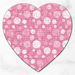 Polka Dots Jigsaw Puzzle (heart) by Valentinaart