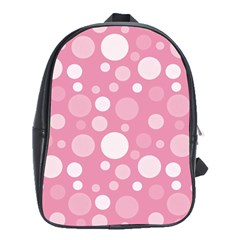 Polka Dots School Bags (xl)  by Valentinaart