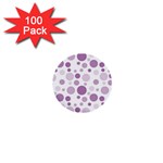 Polka dots 1  Mini Buttons (100 pack)  Front