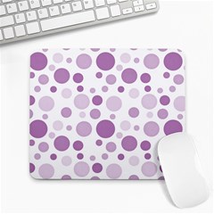 Polka Dots Large Mousepads by Valentinaart