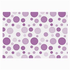 Polka Dots Large Glasses Cloth by Valentinaart