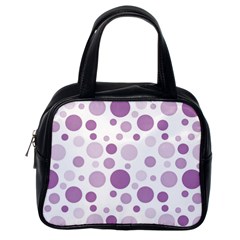 Polka Dots Classic Handbags (one Side) by Valentinaart