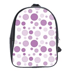 Polka Dots School Bags(large)  by Valentinaart