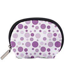 Polka Dots Accessory Pouches (small)  by Valentinaart