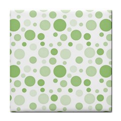 Polka Dots Tile Coasters by Valentinaart