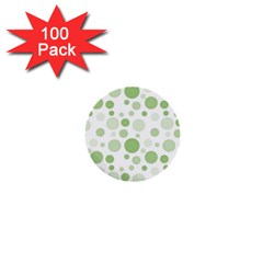 Polka Dots 1  Mini Buttons (100 Pack)  by Valentinaart