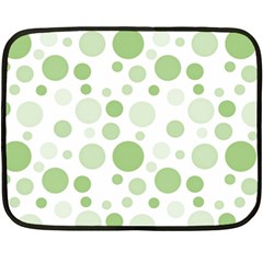 Polka Dots Fleece Blanket (mini) by Valentinaart