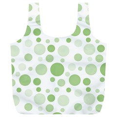 Polka Dots Full Print Recycle Bags (l)  by Valentinaart