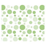 Polka dots Double Sided Flano Blanket (Small)  50 x40  Blanket Front