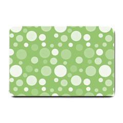 Polka Dots Small Doormat  by Valentinaart