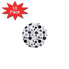 Polka Dots 1  Mini Magnet (10 Pack)  by Valentinaart