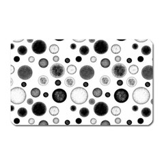 Polka Dots Magnet (rectangular) by Valentinaart