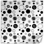 Polka dots Canvas 16  x 16   15.2 x15.41  Canvas - 1