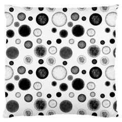 Polka Dots Large Cushion Case (one Side) by Valentinaart