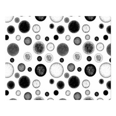 Polka Dots Double Sided Flano Blanket (large)  by Valentinaart