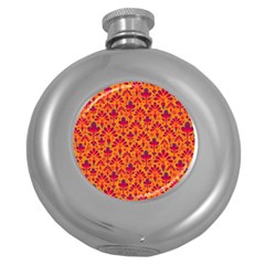 Pattern Round Hip Flask (5 Oz) by Valentinaart