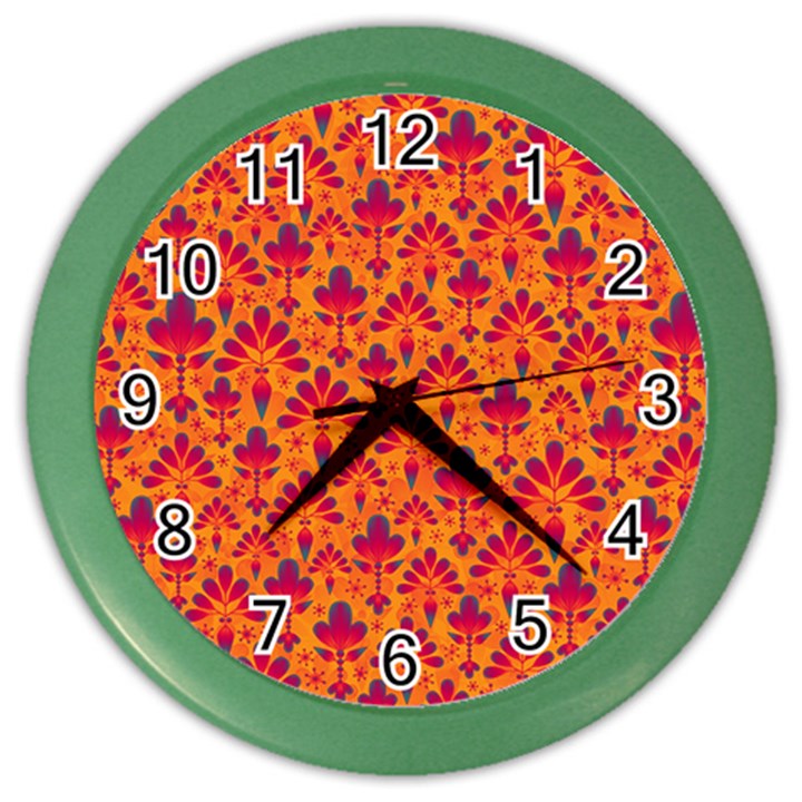 Pattern Color Wall Clocks