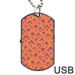 Pattern Dog Tag Usb Flash (two Sides)