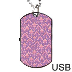 Pattern Dog Tag Usb Flash (two Sides)