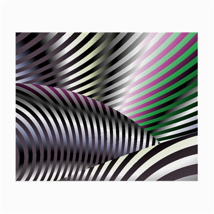 Fractal Zebra Pattern Small Glasses Cloth (2-Side)