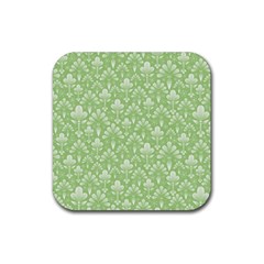 Pattern Rubber Coaster (square)  by Valentinaart