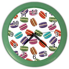 Macaroons  Color Wall Clocks by Valentinaart