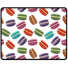 Macaroons  Fleece Blanket (medium)  by Valentinaart