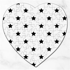 Stars Pattern Jigsaw Puzzle (heart) by Valentinaart