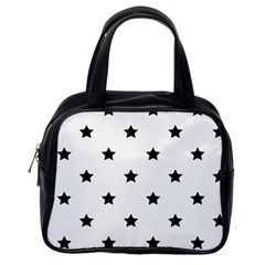 Stars Pattern Classic Handbags (one Side) by Valentinaart