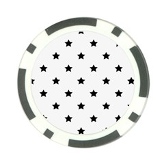 Stars Pattern Poker Chip Card Guard (10 Pack) by Valentinaart