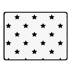 Stars Pattern Fleece Blanket (small) by Valentinaart