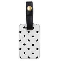 Stars Pattern Luggage Tags (one Side)  by Valentinaart