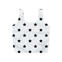 Stars Pattern Full Print Recycle Bags (s)  by Valentinaart