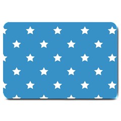 Stars Pattern Large Doormat  by Valentinaart