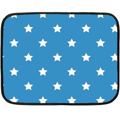 Stars Pattern Double Sided Fleece Blanket (mini)  by Valentinaart