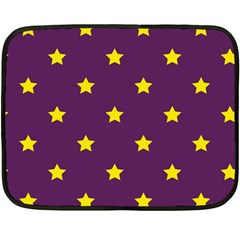 Stars Pattern Fleece Blanket (mini) by Valentinaart