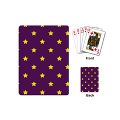 Stars Pattern Playing Cards (mini)  by Valentinaart