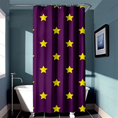 Stars Pattern Shower Curtain 36  X 72  (stall)  by Valentinaart