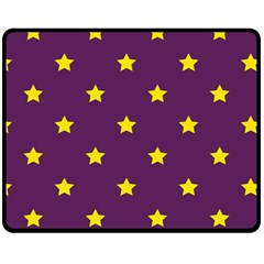 Stars Pattern Double Sided Fleece Blanket (medium)  by Valentinaart