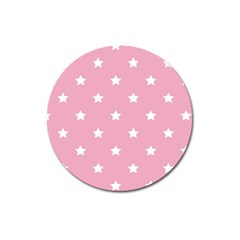 Stars Pattern Magnet 3  (round) by Valentinaart