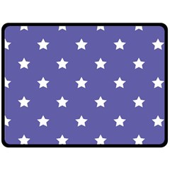 Stars Pattern Fleece Blanket (large)  by Valentinaart