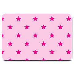 Stars Pattern Large Doormat  by Valentinaart