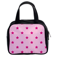 Stars Pattern Classic Handbags (2 Sides) by Valentinaart