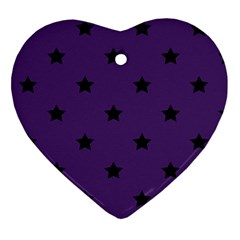 Stars Pattern Ornament (heart) by Valentinaart