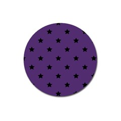 Stars Pattern Magnet 3  (round) by Valentinaart