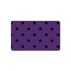 Stars Pattern Magnet (name Card) by Valentinaart