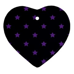 Stars Pattern Ornament (heart) by Valentinaart